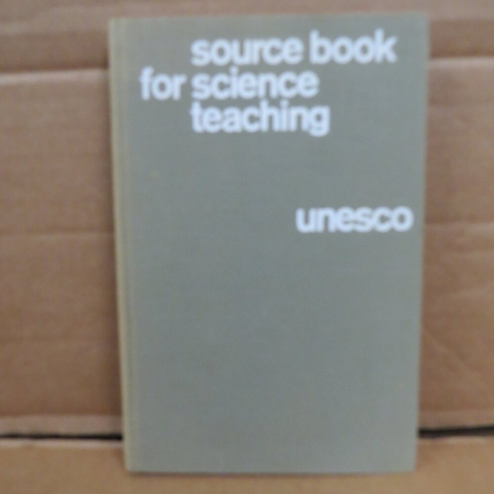 UNESCO Source Book for Science Teaching 1962 2nd Rev Ed HC Education Global